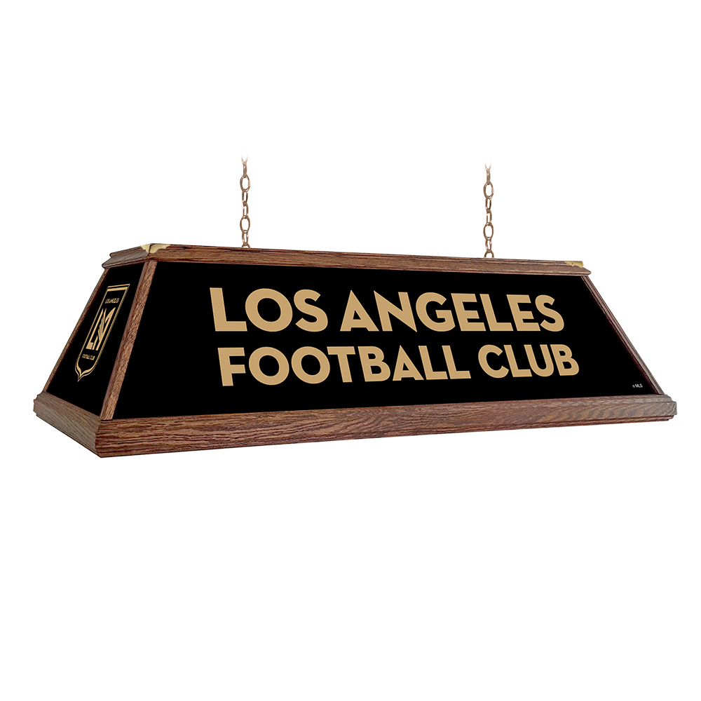 Los Angeles Football Club: Premium Wood Pool Table Light  