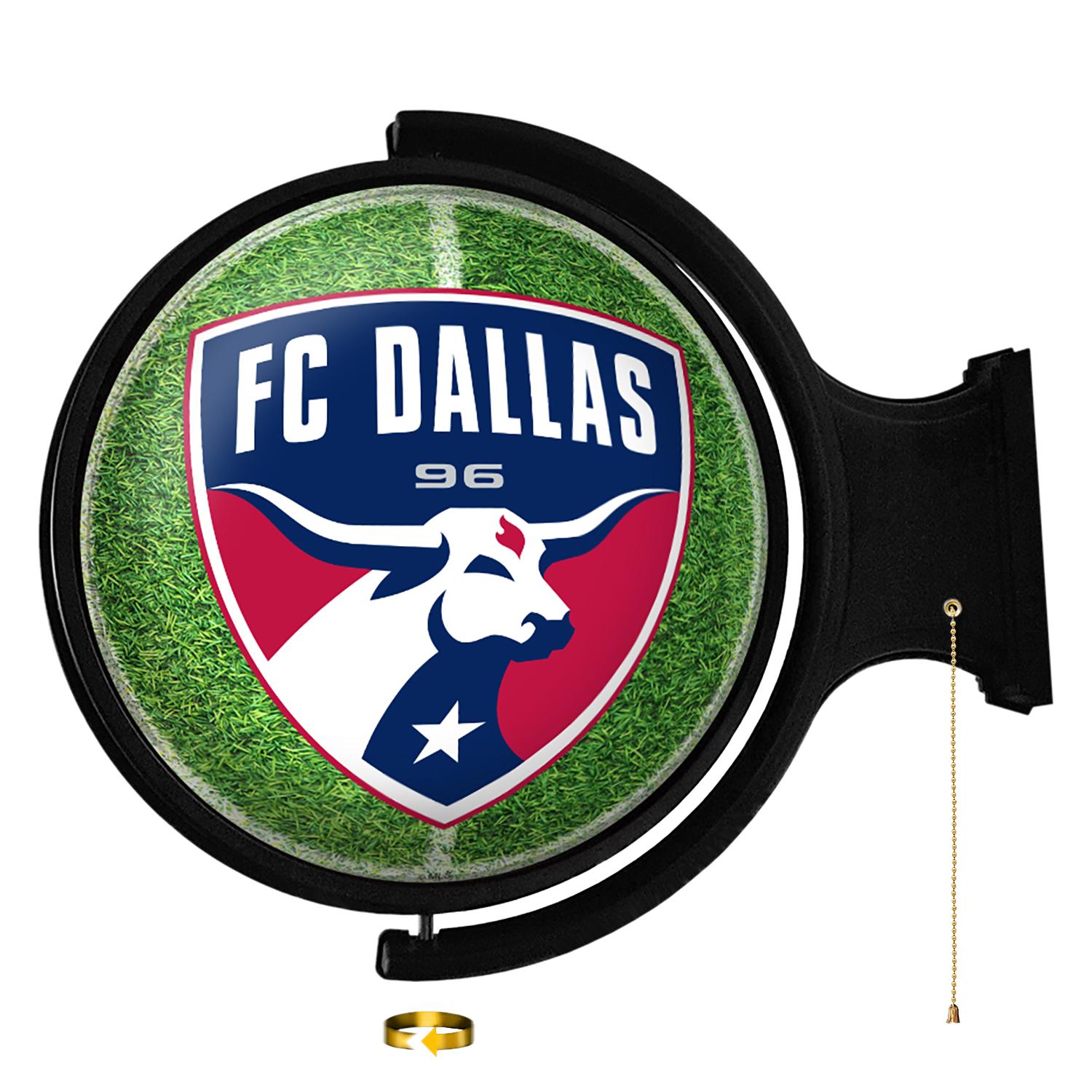 FC Dallas: Pitch - Original Round Rotating Lighted Wall Sign  
