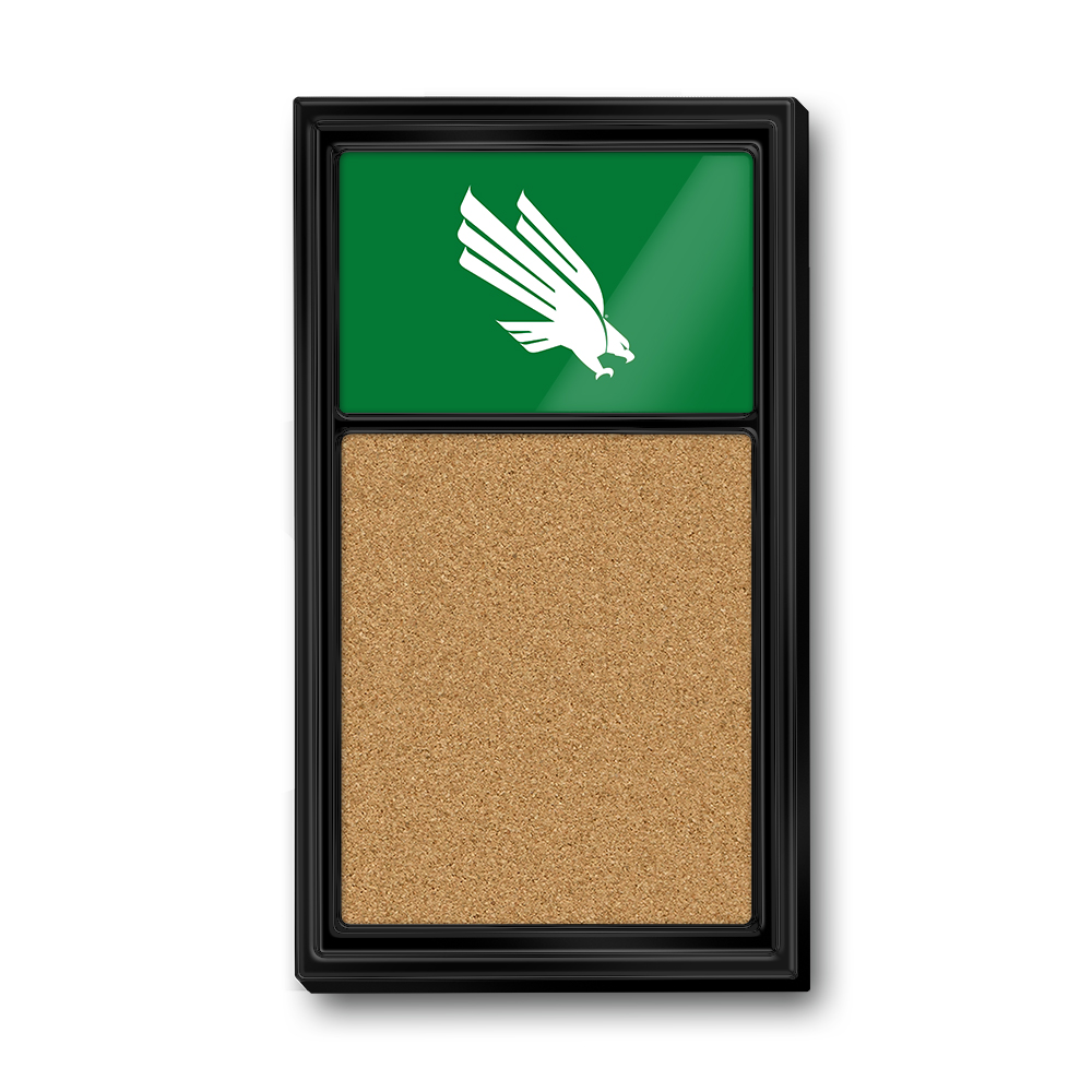 North Texas Mean Green Cork Noteboard