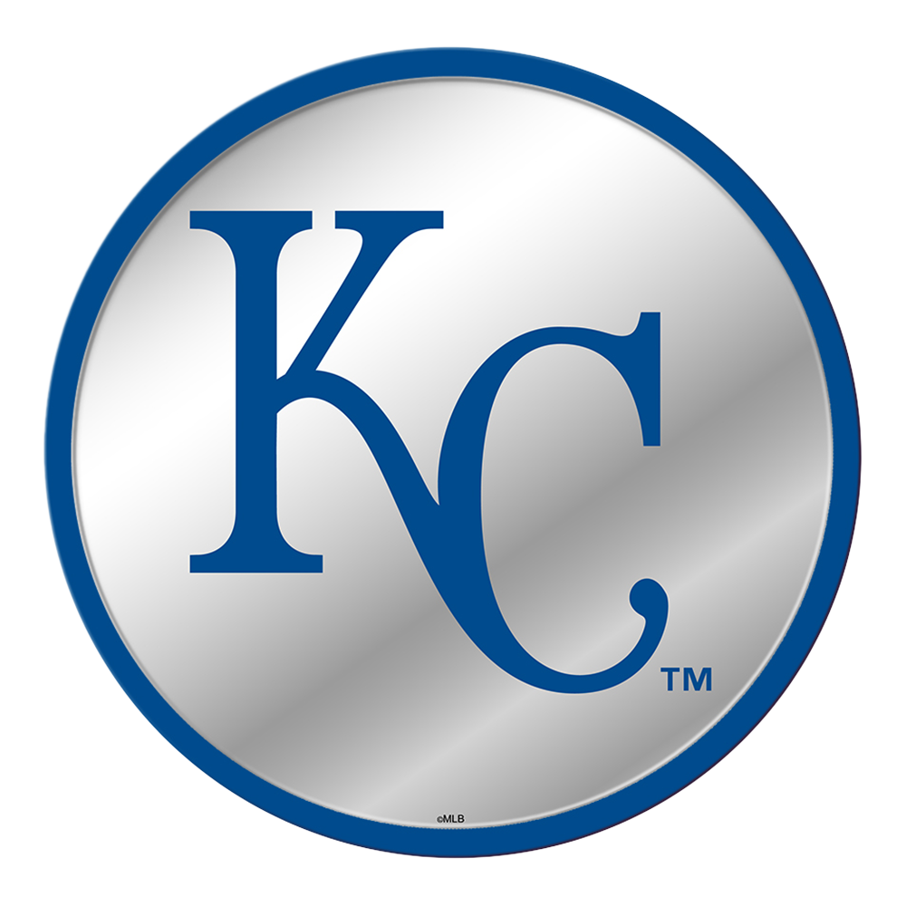 Kansas City Royals Modern Disc Mirrored Wall Sign  