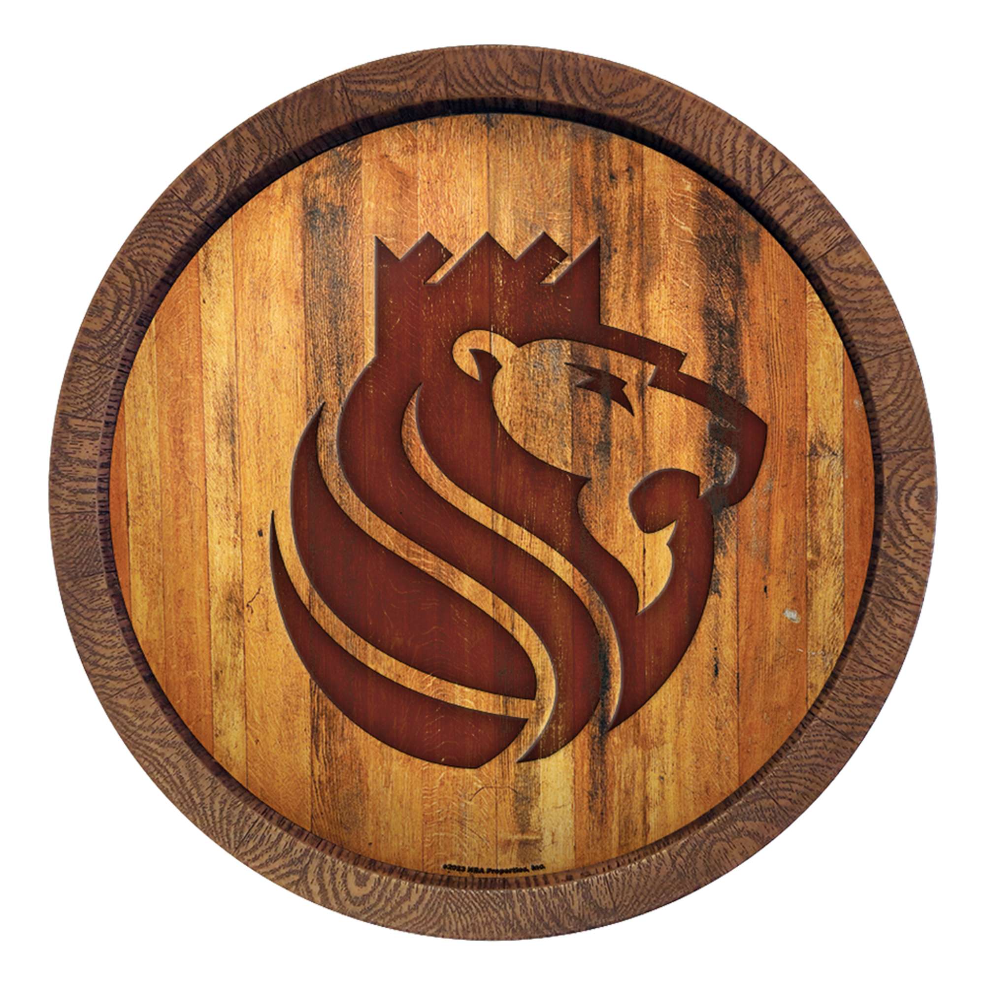 Sacramento Kings: Logo - "Faux" Barrel Top Sign  