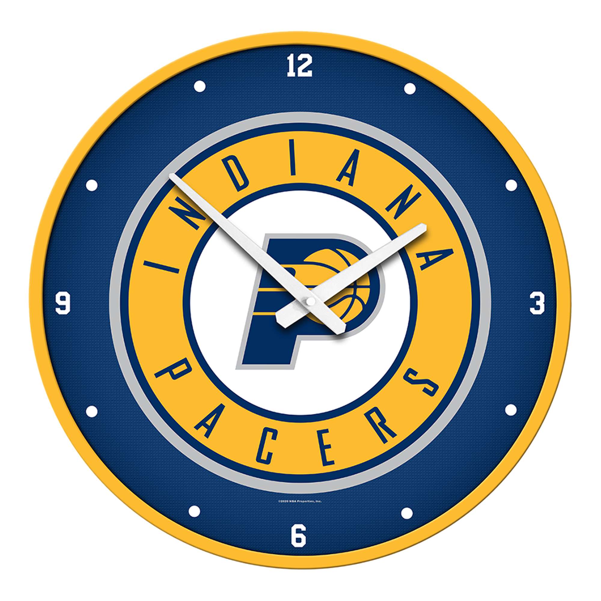 Indiana Pacers: Modern Disc Wall Clock