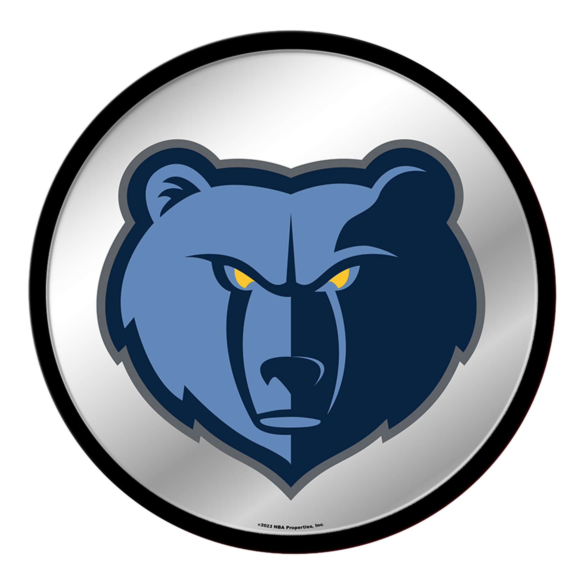 Memphis Grizzlies: Modern Disc Mirrored Wall Sign