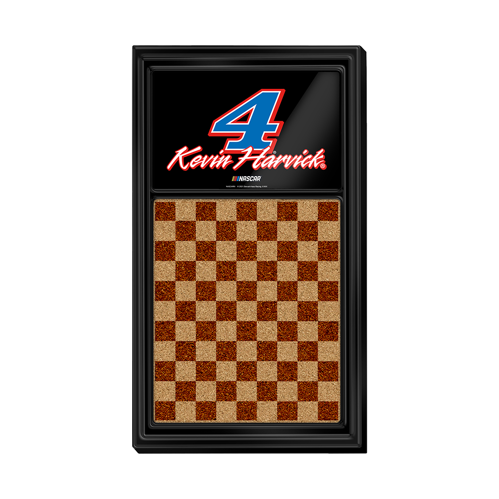 Kevin Harvick: Dual Logo - Cork Note Board