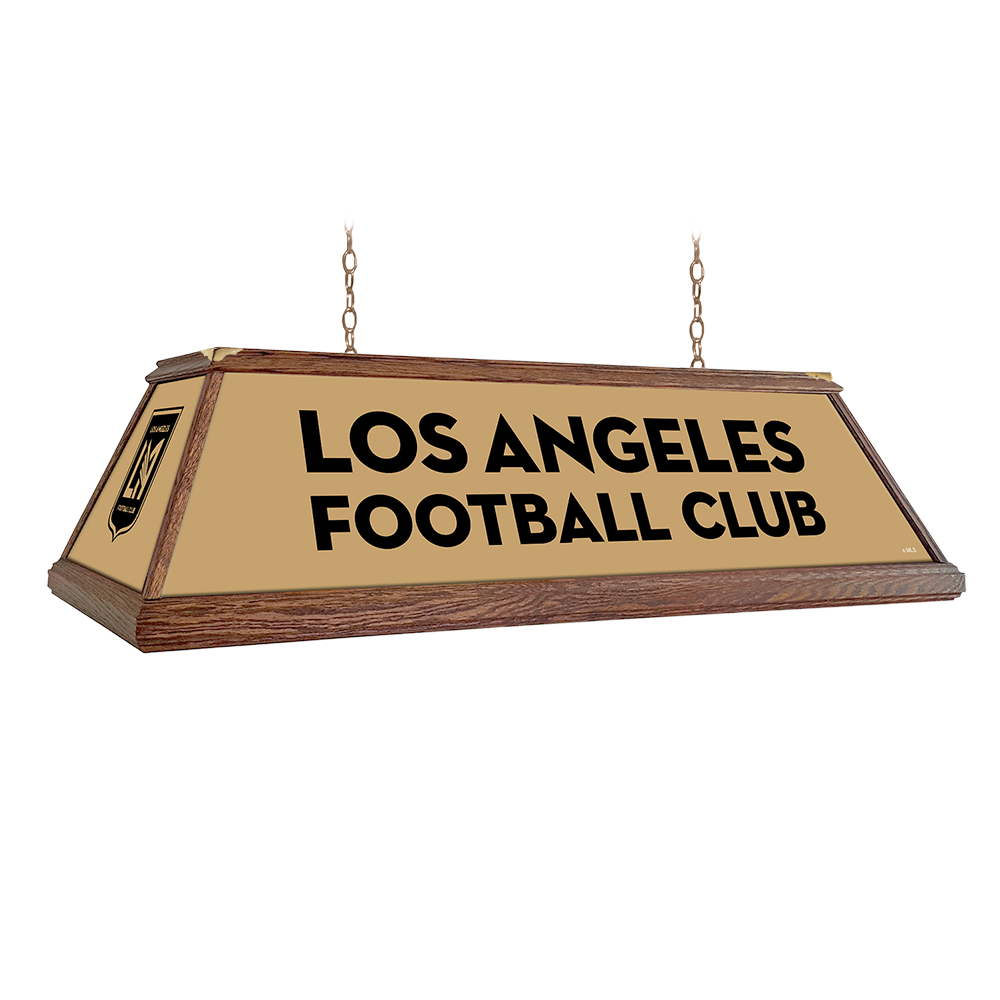 Los Angeles Football Club: Premium Wood Pool Table Light  