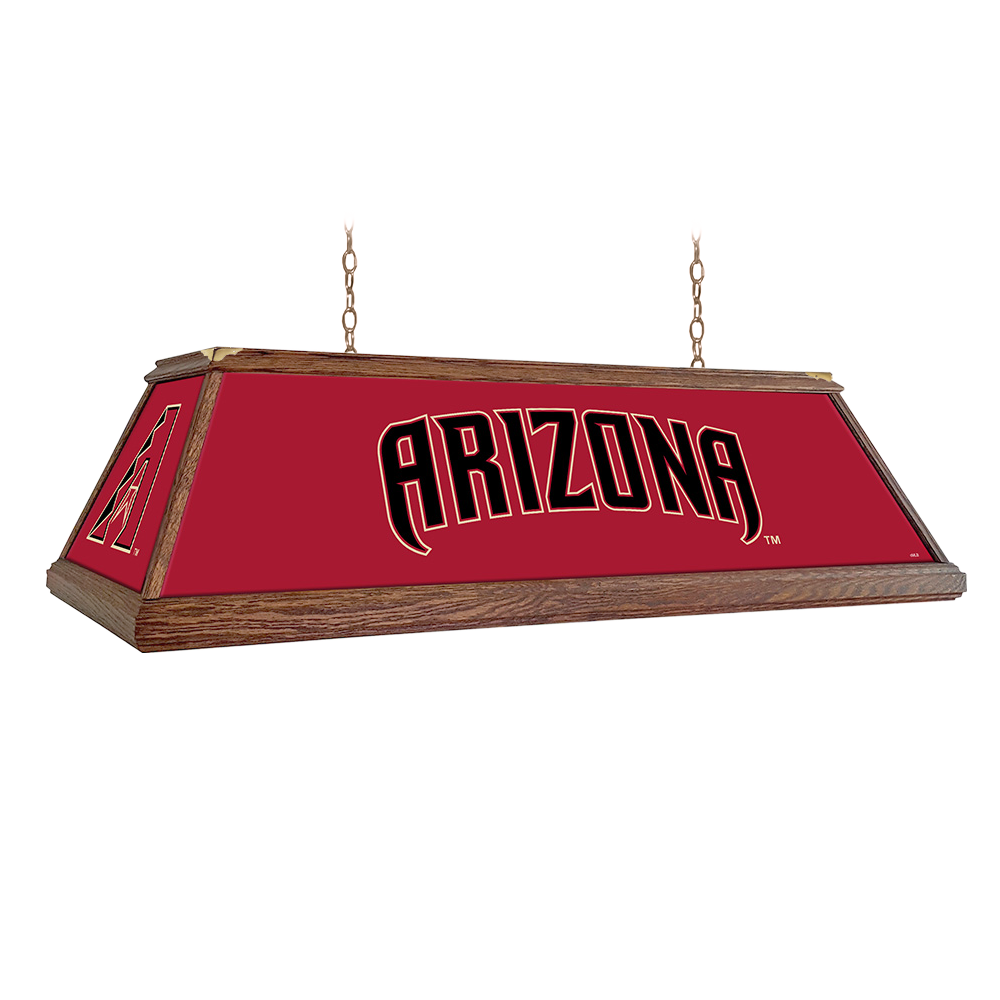 Arizona Diamondbacks Premium Wood Pool Table Light  