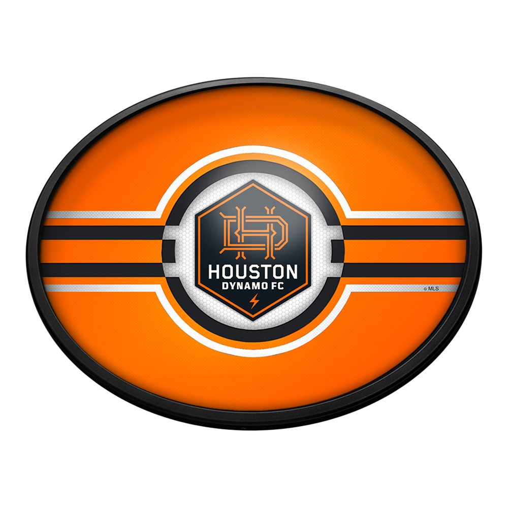 Houston Dynamo: Oval Slimline Lighted Wall Sign