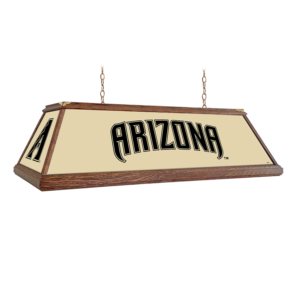 Arizona Diamondbacks Premium Wood Pool Table Light  