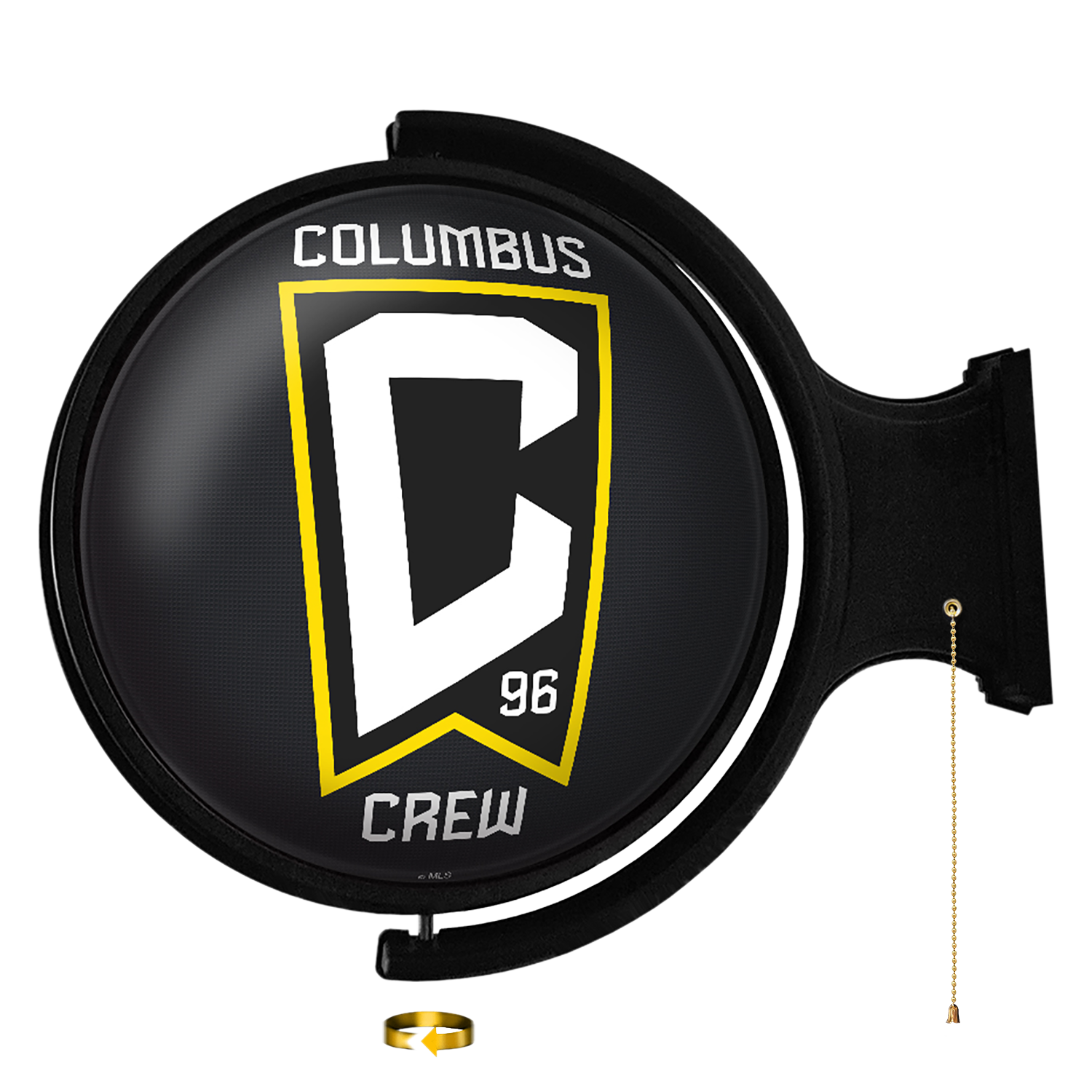 Columbus Crew: Original Round Rotating Lighted Wall Sign
