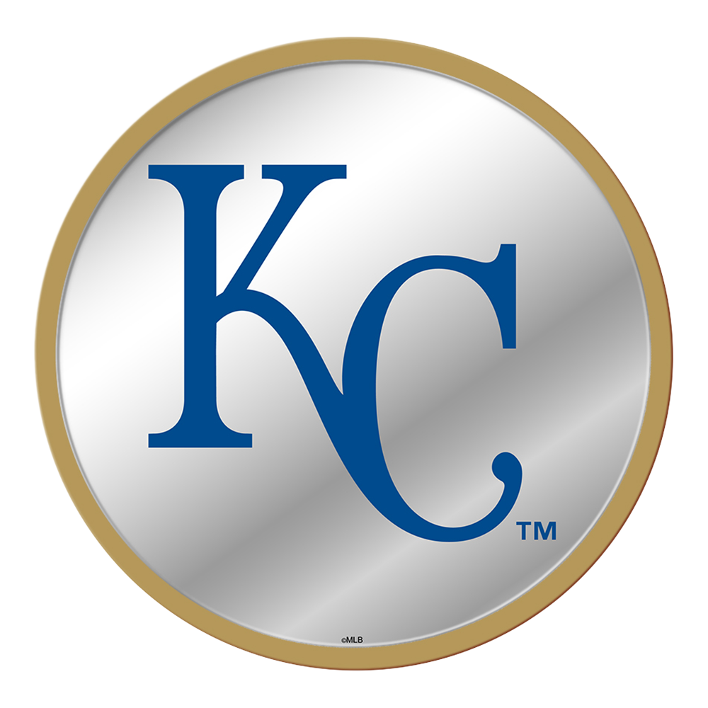 Kansas City Royals Modern Disc Mirrored Wall Sign  