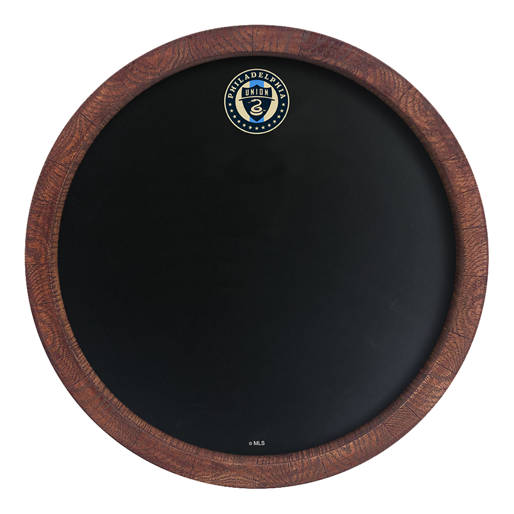 Philadelphia Union: Chalkboard "Faux" Barrel Top Sign  