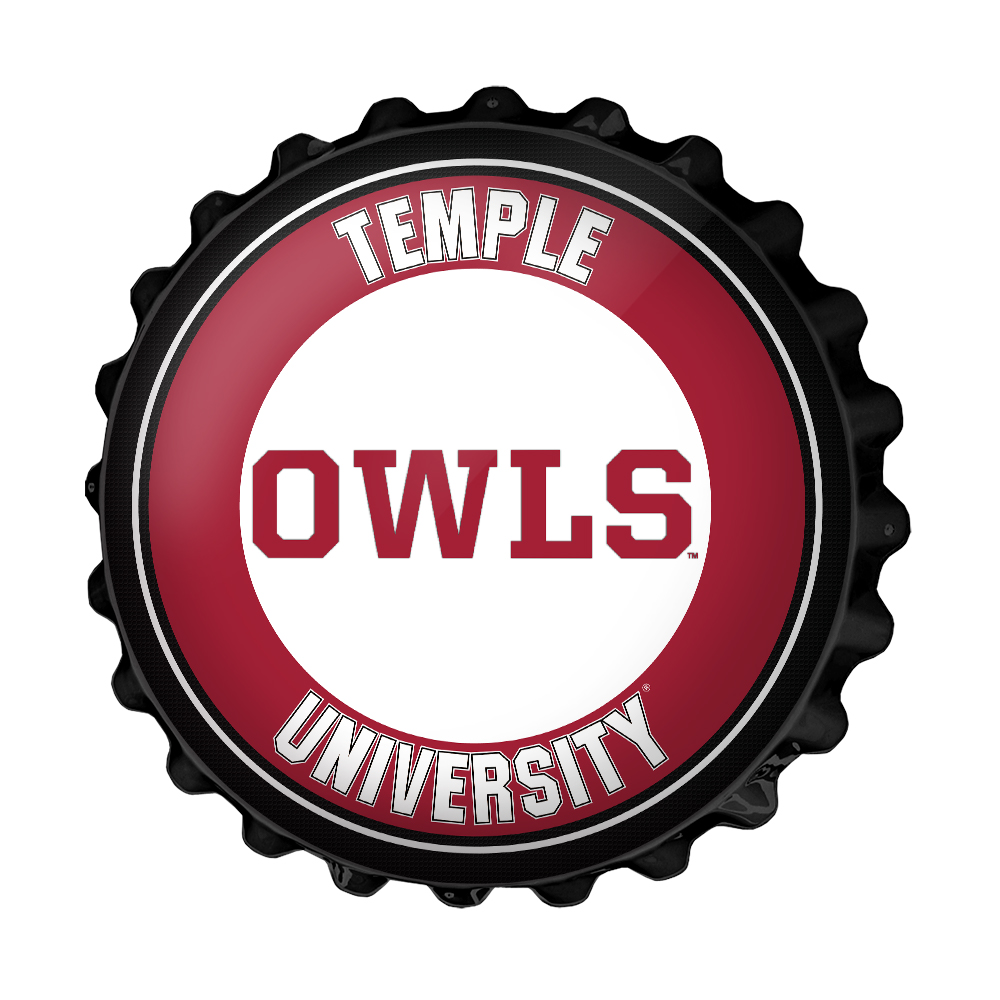 Temple Owls Owls - Bottle Cap Wall Sign