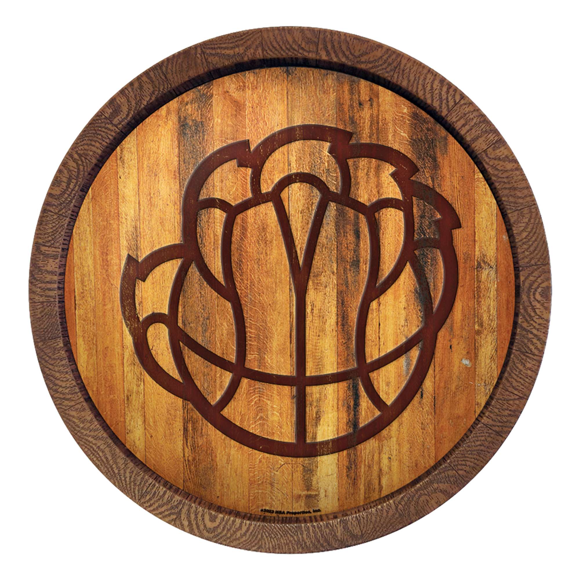 Memphis Grizzlies: Logo - "Faux" Barrel Top Sign    