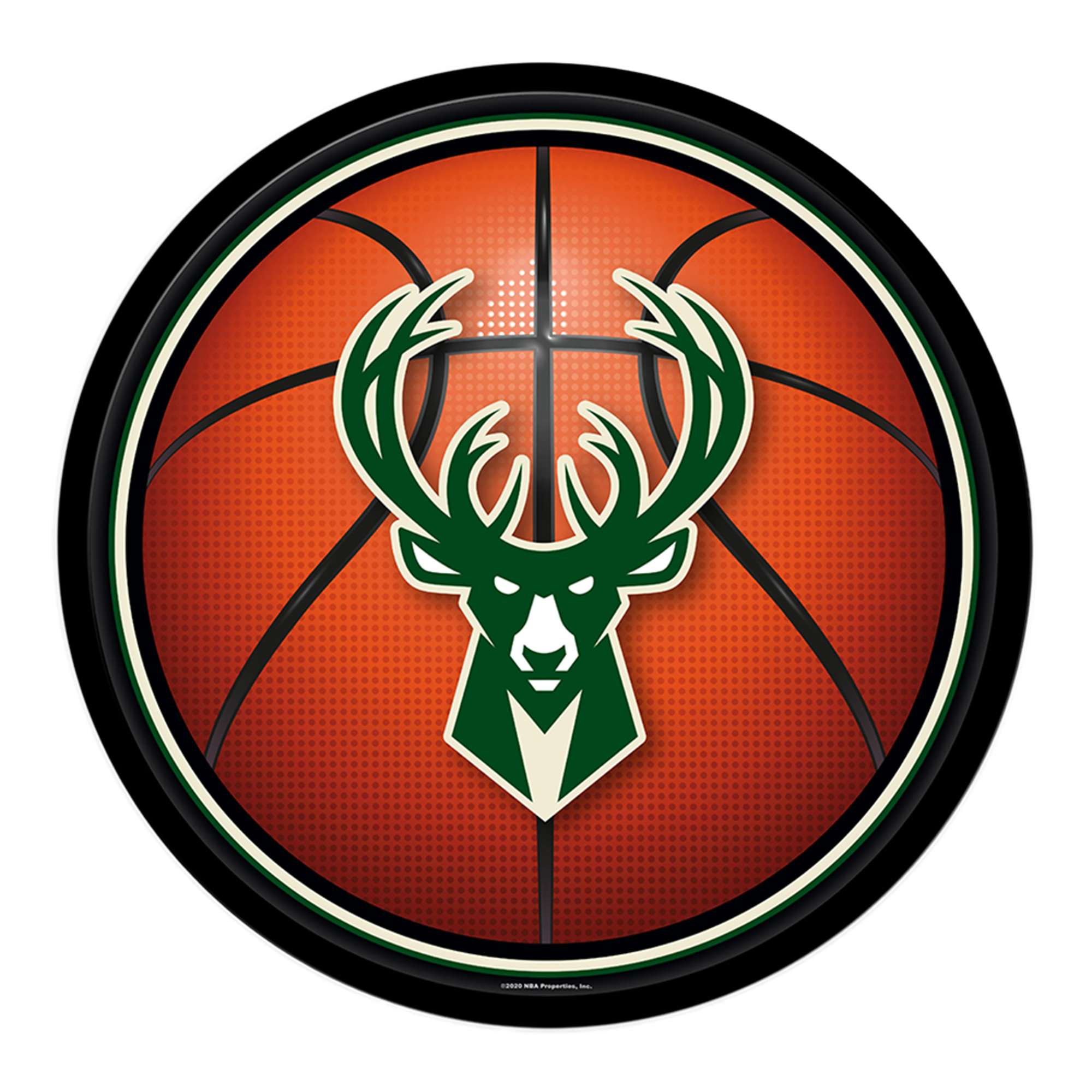 Milwaukee Bucks: Basketball - Modern Disc Wall Sign