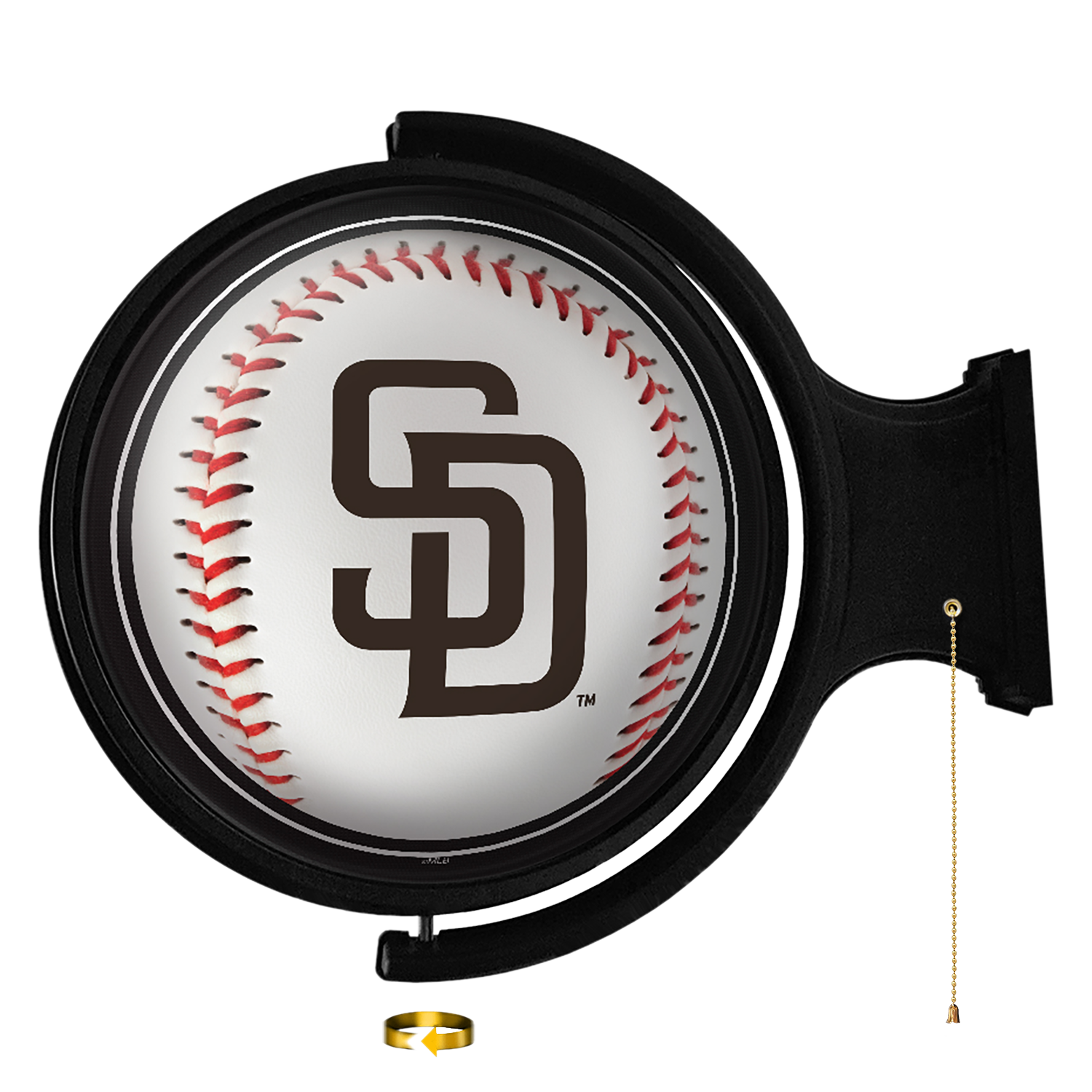 San Diego Padres Baseball - Original Round Rotating Lighted Wall Sign  