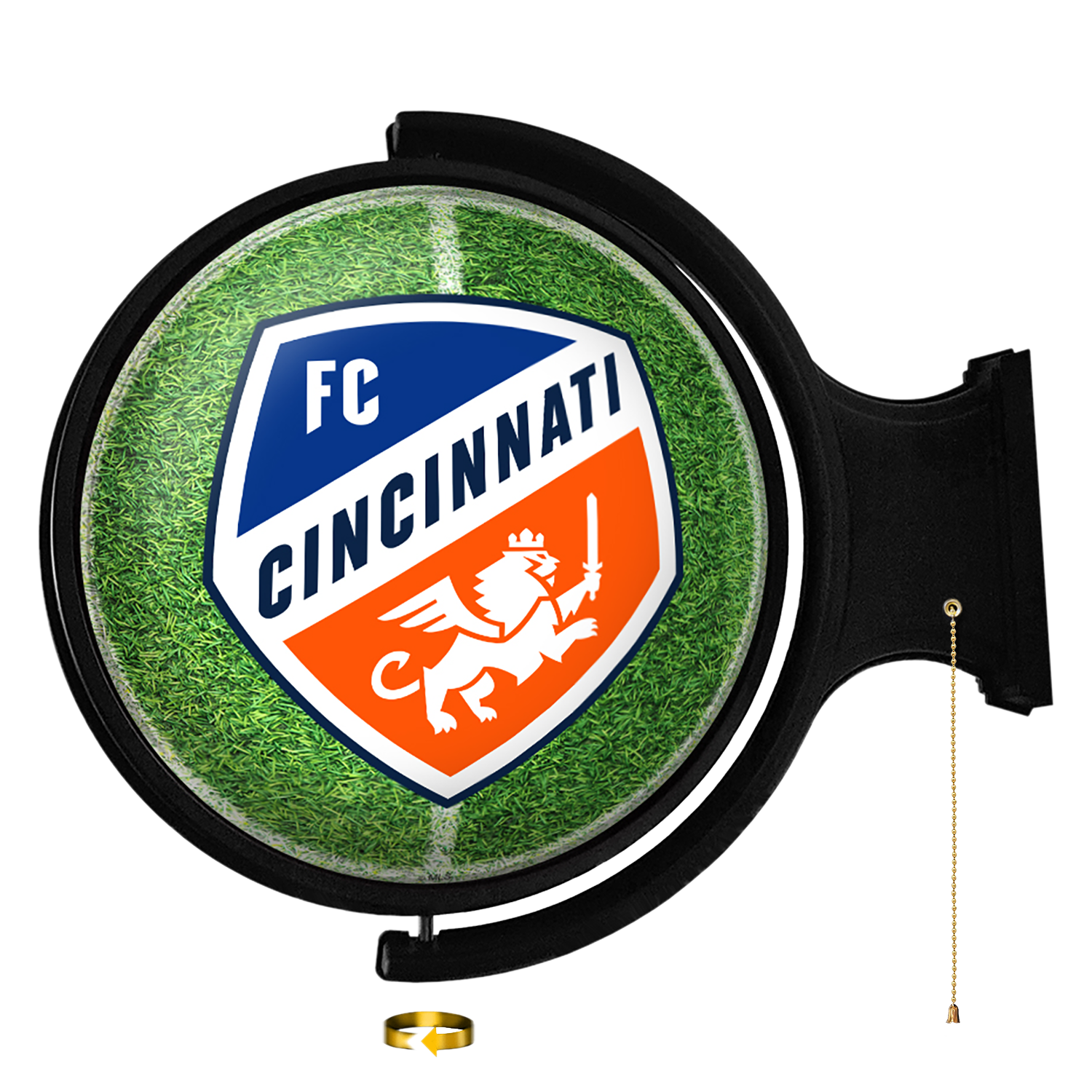 FC Cincinnati: Pitch - Original Round Rotating Lighted Wall Sign
