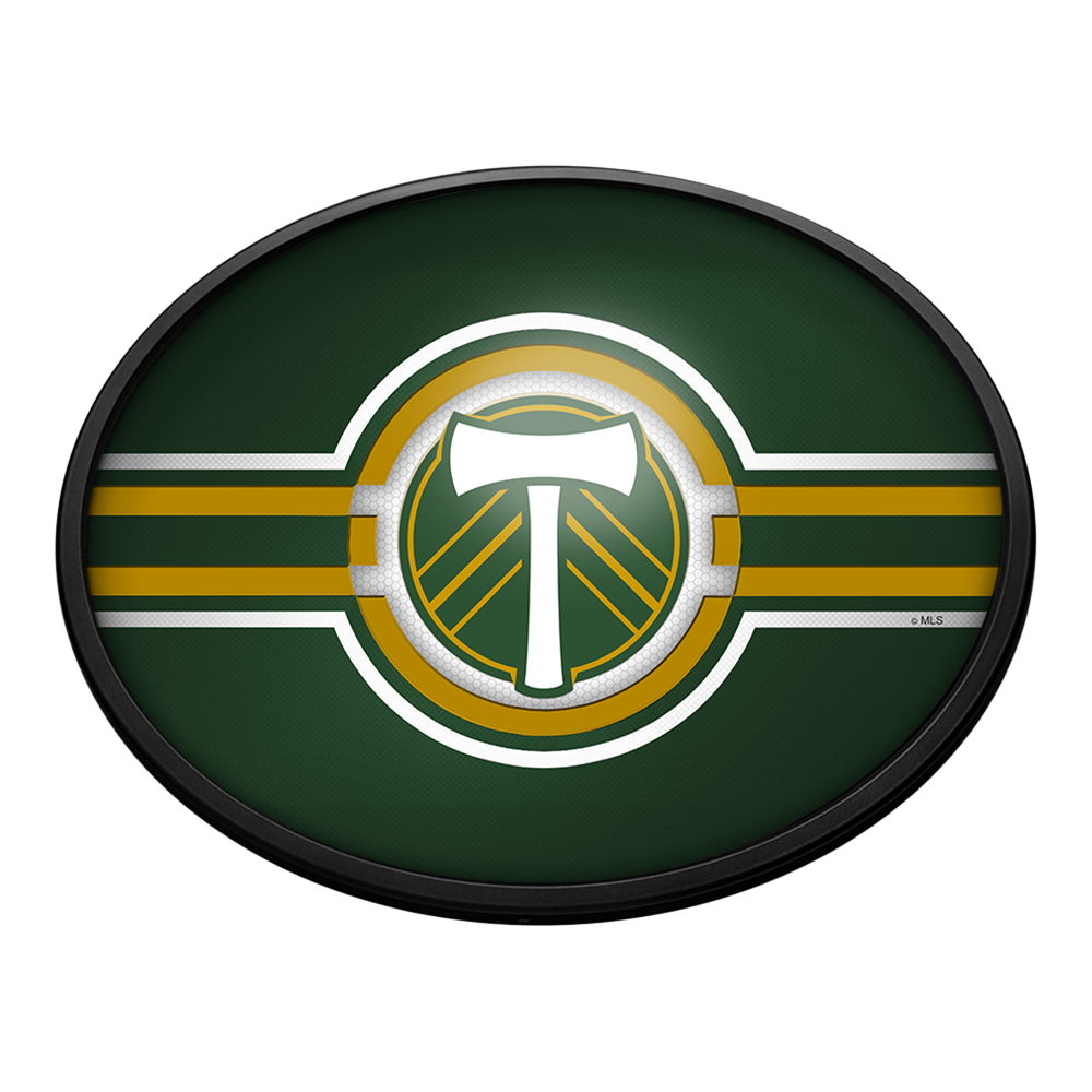 Portland Timbers: Oval Slimline Lighted Wall Sign