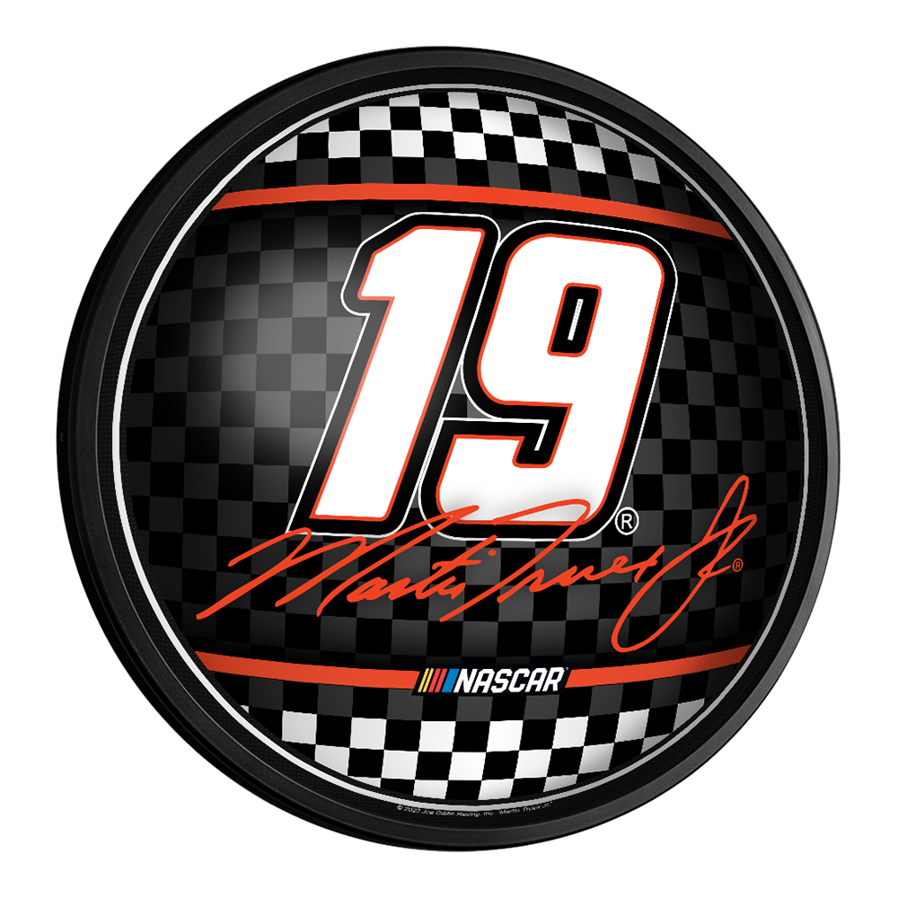 Martin Truex, Jr.: Round Slimline Lighted Wall Sign