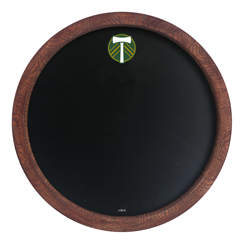 Portland Timbers: Chalkboard "Faux" Barrel Top Sign  