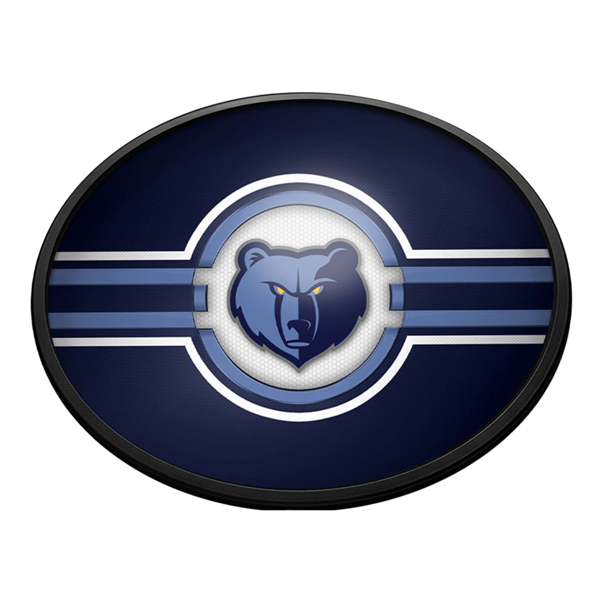 Memphis Grizzlies: Oval Slimline Lighted Wall Sign