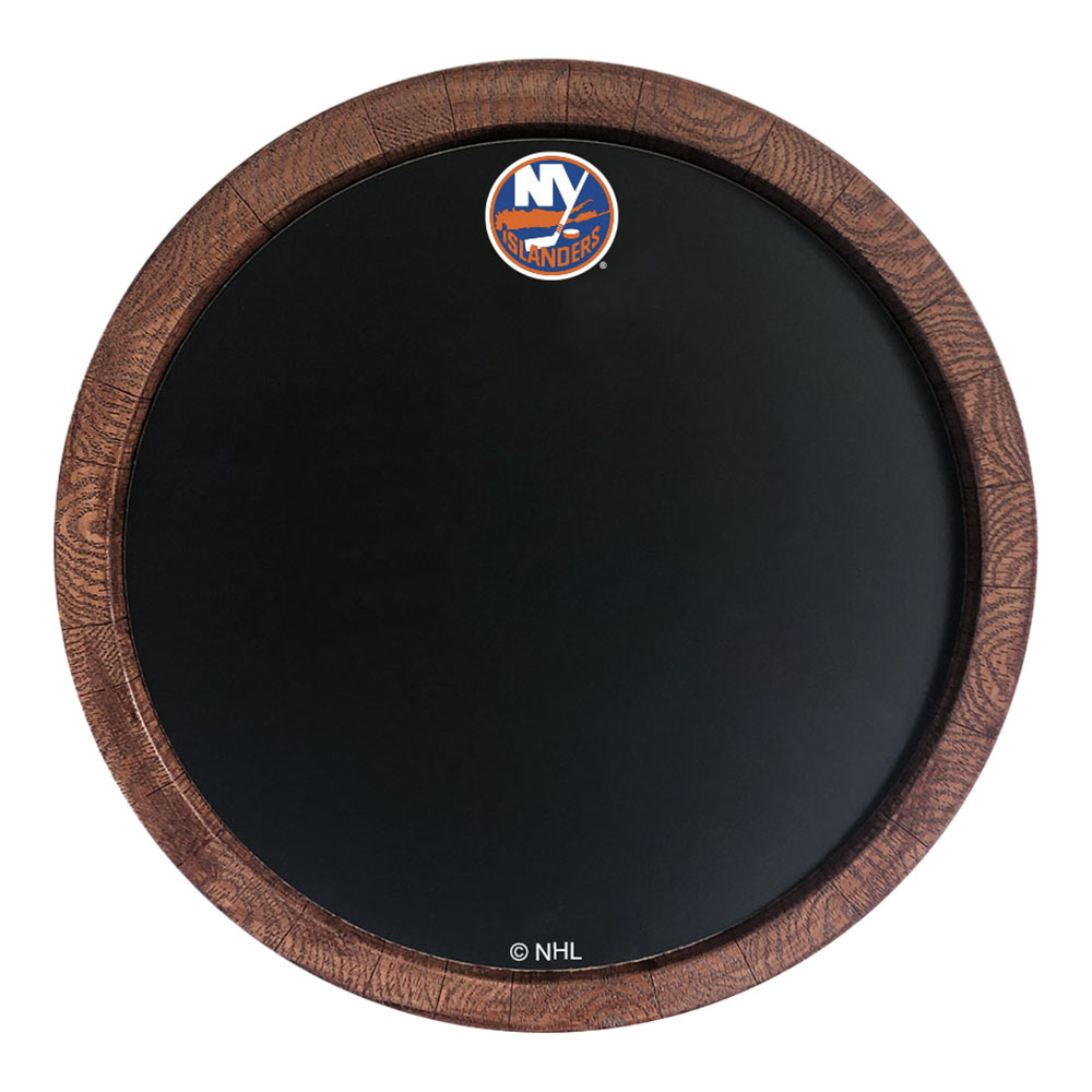 New York Islanders chalkboard "Faux" Barrel Top Sign  