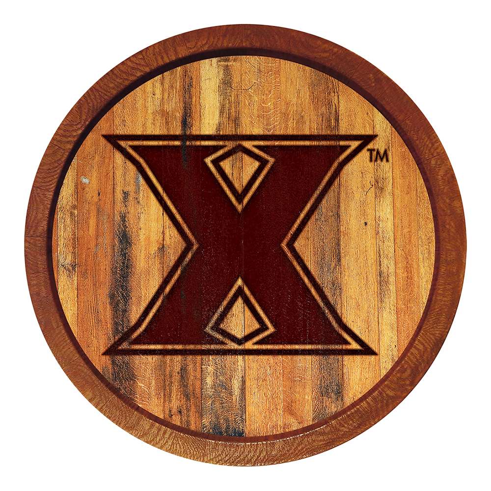 Xavier Musketeers Branded "Faux" Barrel Top Sign  