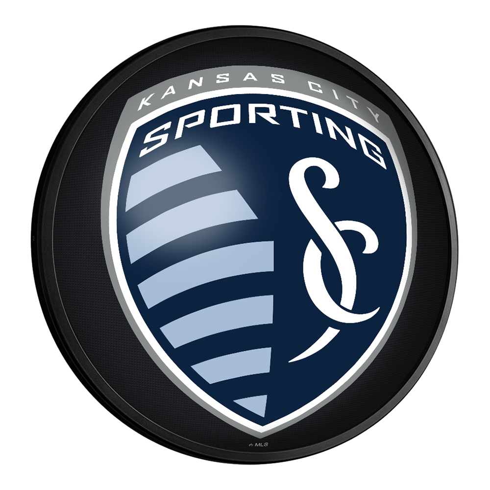 Sporting Kansas City: Round Slimline Lighted Wall Sign  