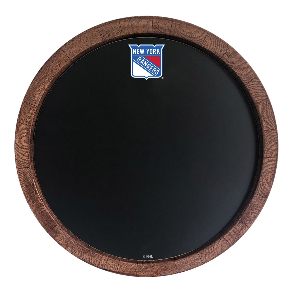 New York Rangers chalkboard "Faux" Barrel Top Sign  