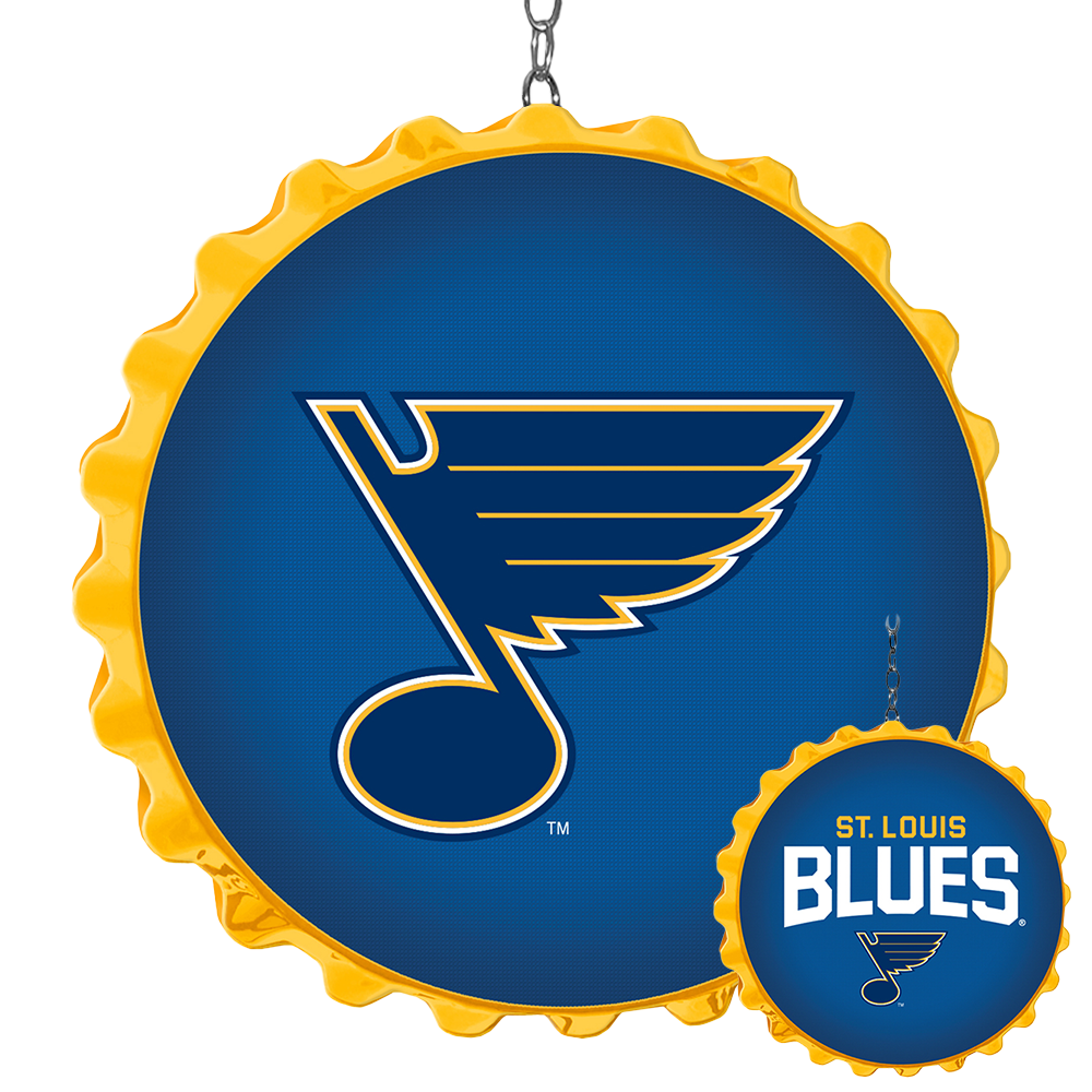 St. Louis Blues Bottle Cap Dangler