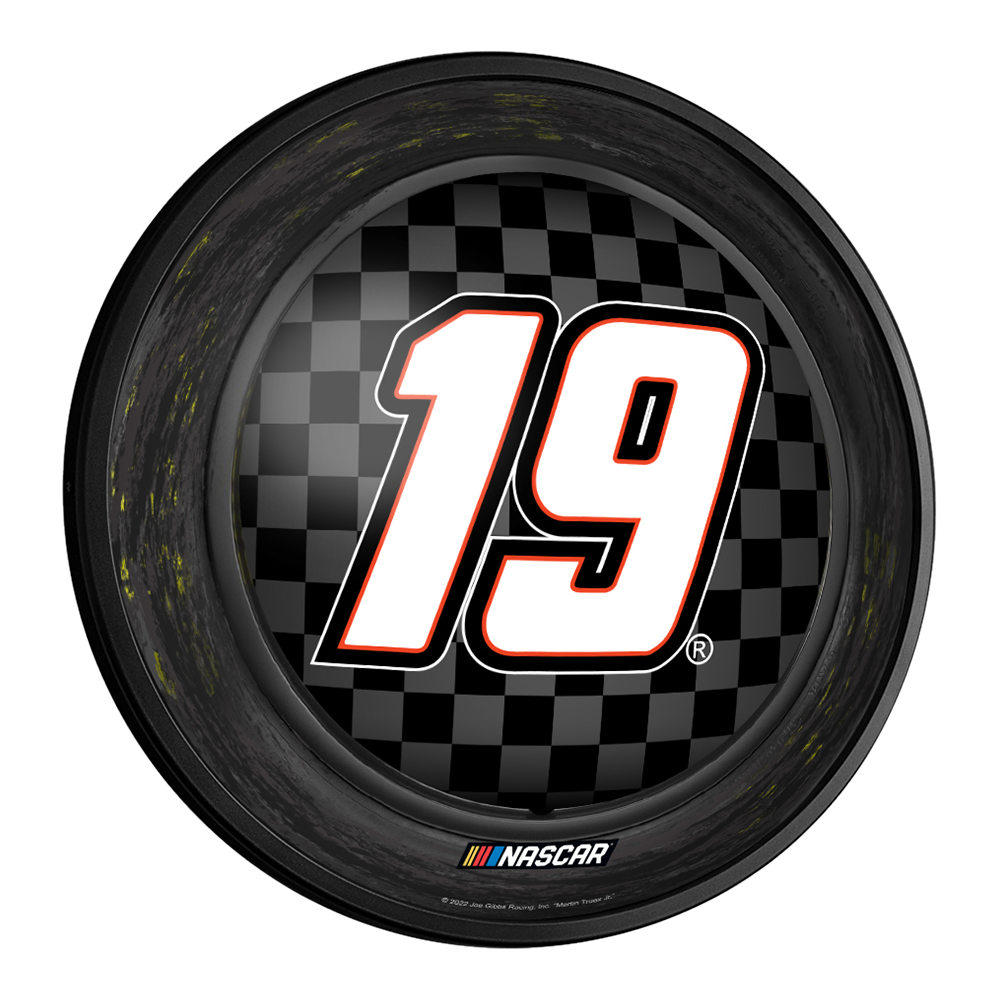 Martin Truex, Jr.: Tire Framed - Round Slimline Lighted Wall Sign