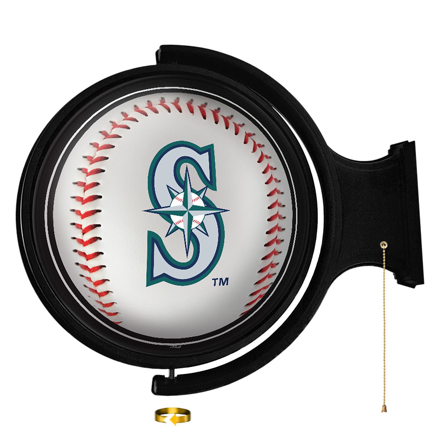Seattle Mariners: Baseball - Original Round Rotating Lighted Wall Sign