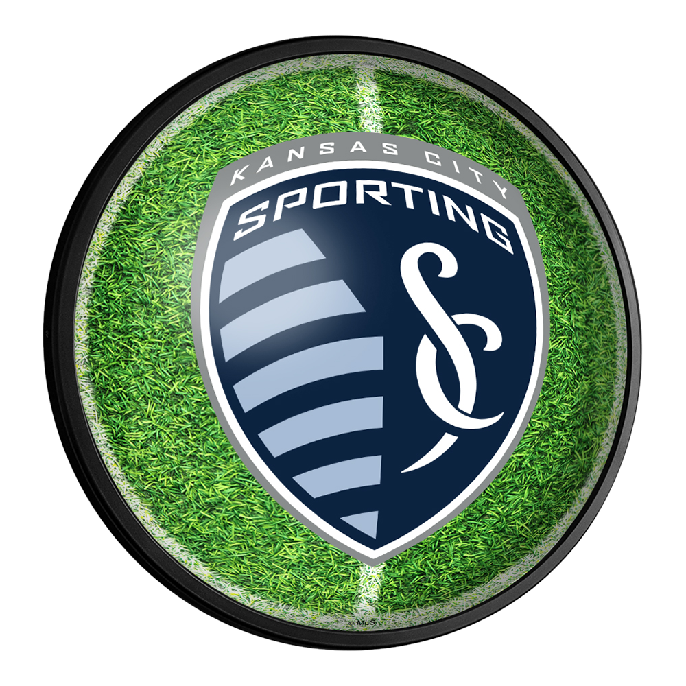 Sporting Kansas City: Pitch - Round Slimline Lighted Wall Sign  