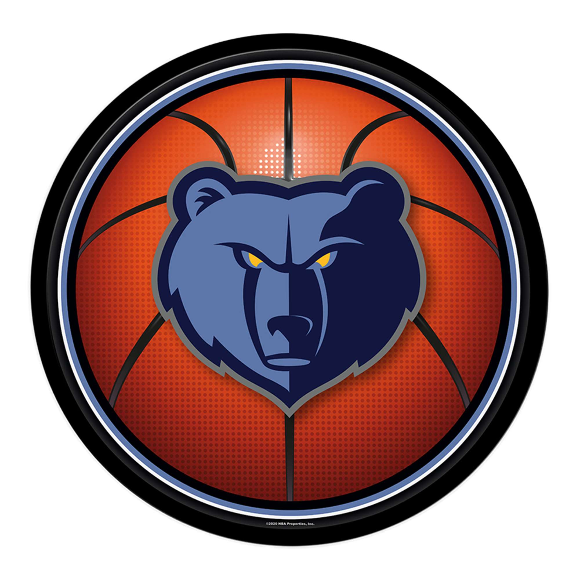 Memphis Grizzlies: Basketball - Modern Disc Wall Sign