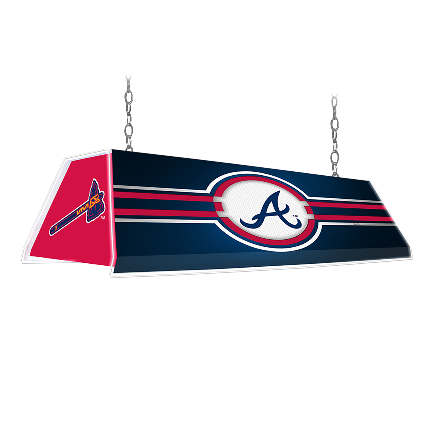 Atlanta Braves Edge Glow Pool Table Light  
