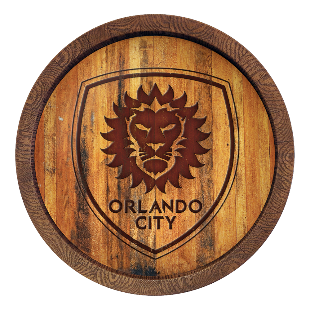 Orlando City: Branded "Faux" Barrel Top Sign  
