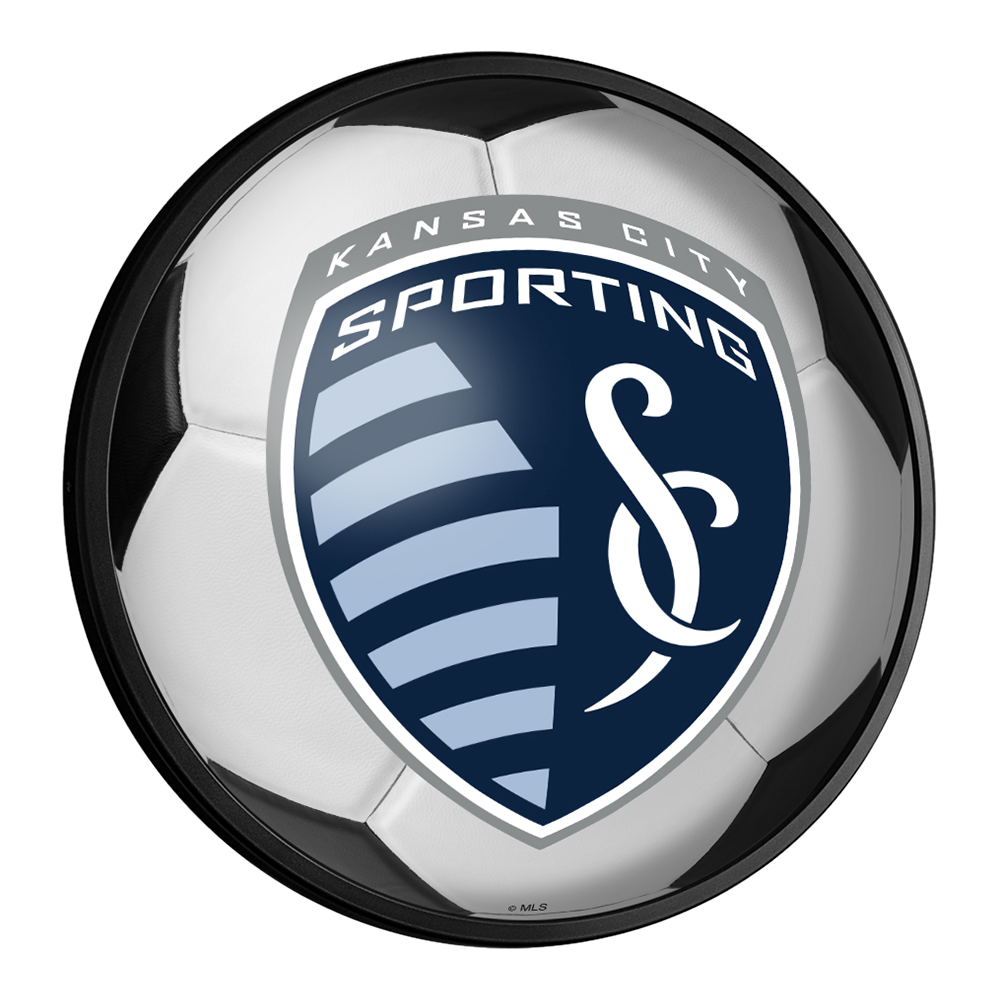 Sporting Kansas City: Soccer - Round Slimline Lighted Wall Sign