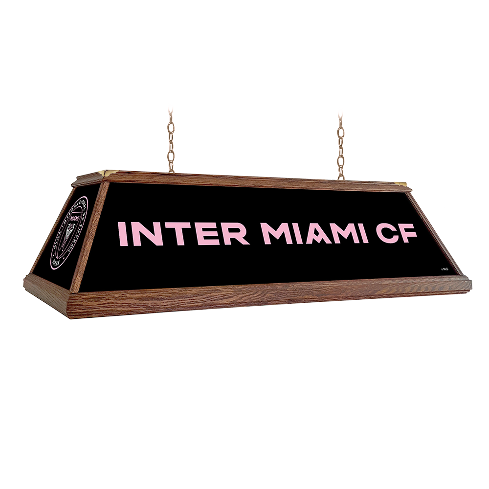 Inter Miami CF: Premium Wood Pool Table Light  