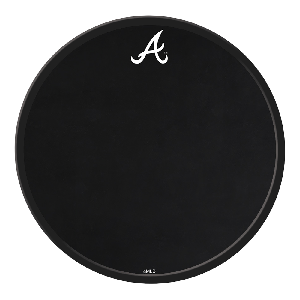 Atlanta Braves Modern Disc Chalkboard  