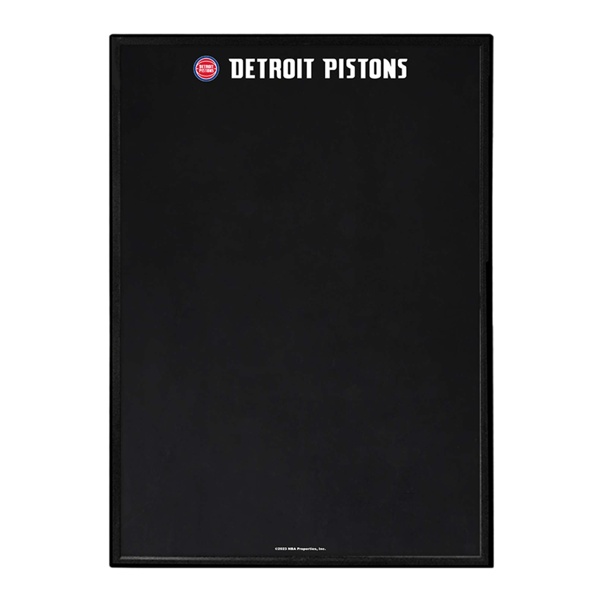 Detroit Pistons: Framed Chalkboard