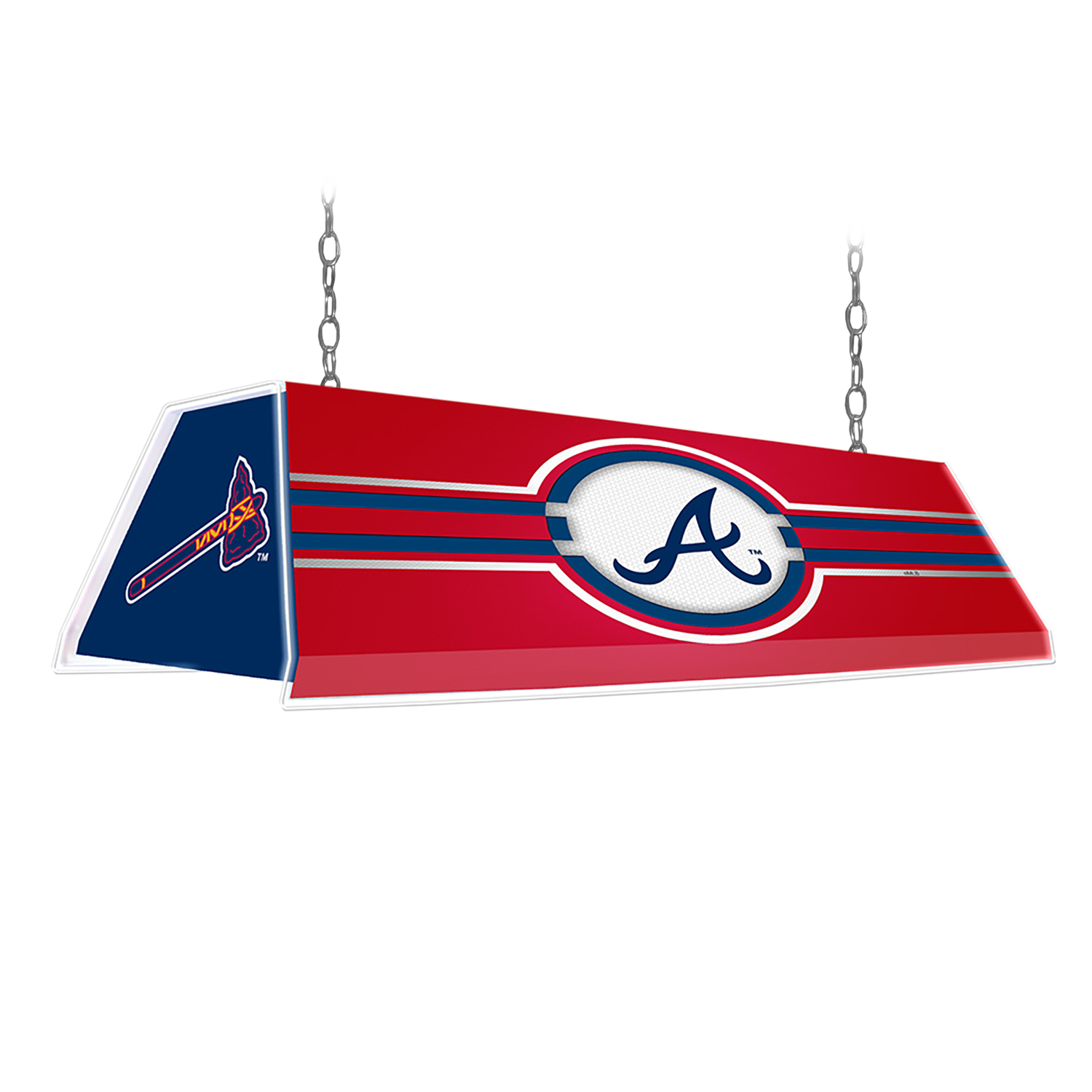 Atlanta Braves Edge Glow Pool Table Light  