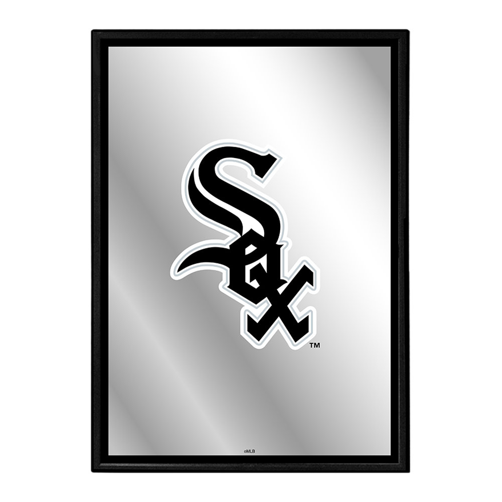 Chicago White Sox Vertical Framed Mirrored Wall Sign  