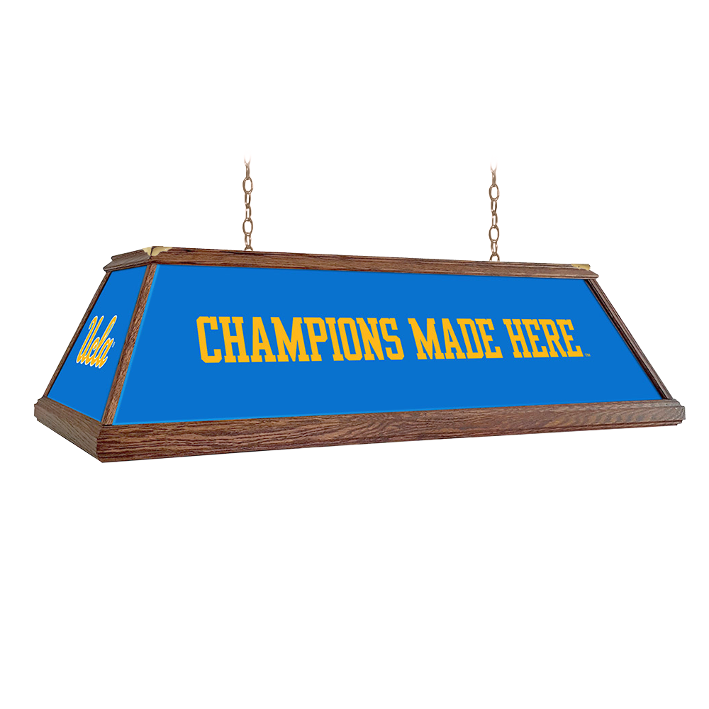 UCLA Bruins Champions - Premium Wood Pool Table Light
