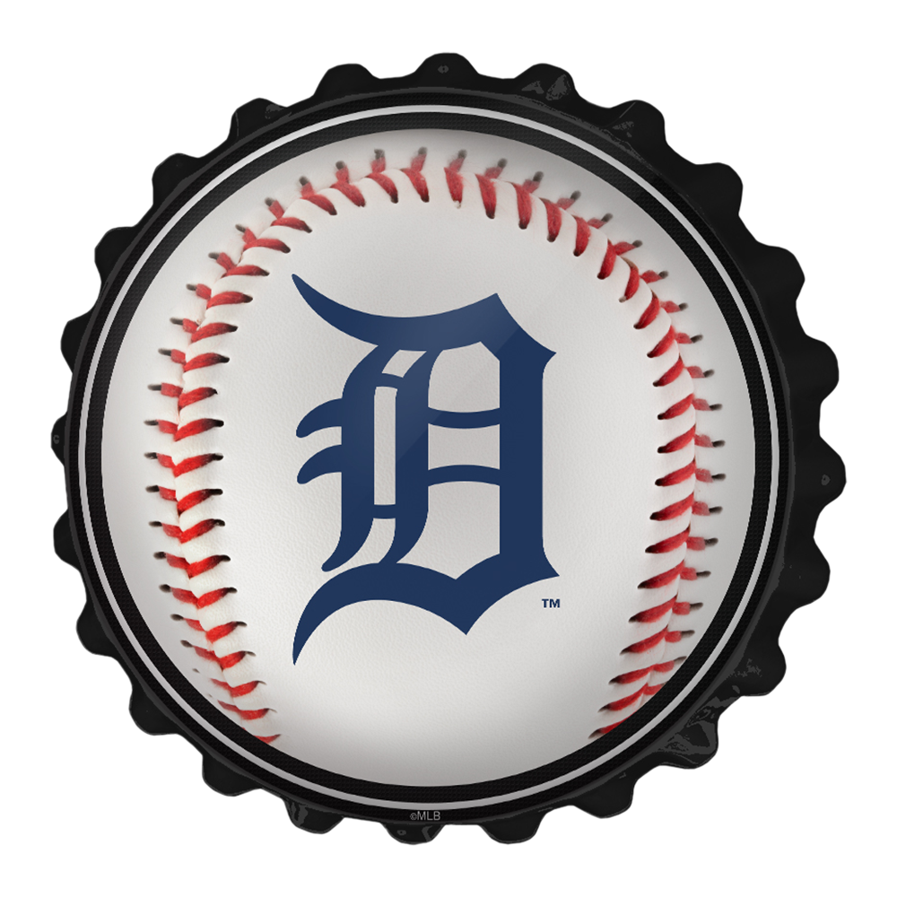 Detroit Tigers Baseball - Bottle Cap Wall Sign  
