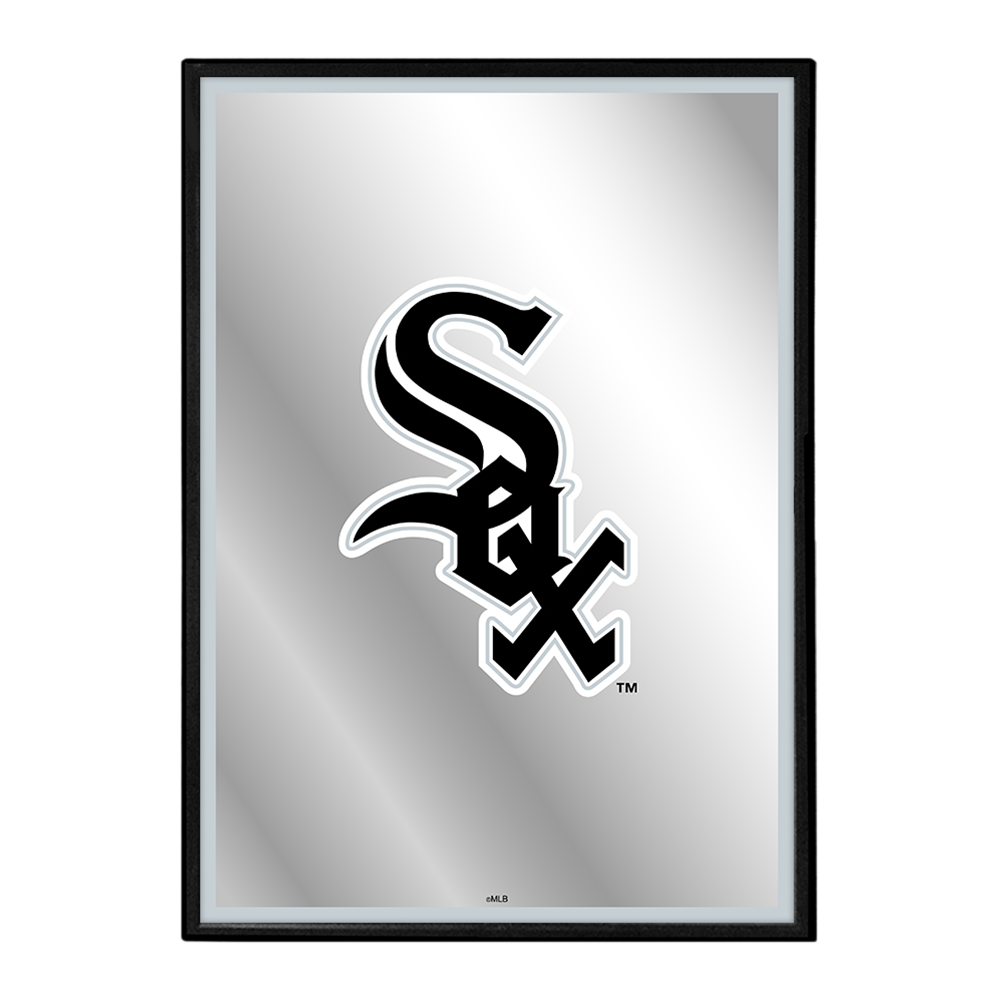 Chicago White Sox Vertical Framed Mirrored Wall Sign  