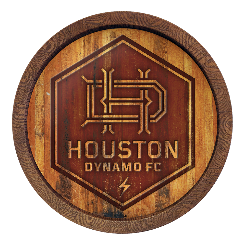 Houston Dynamo: Branded "Faux" Barrel Top Sign  