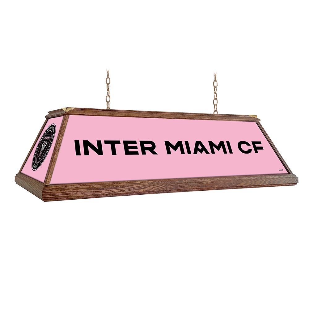 Inter Miami CF: Premium Wood Pool Table Light  