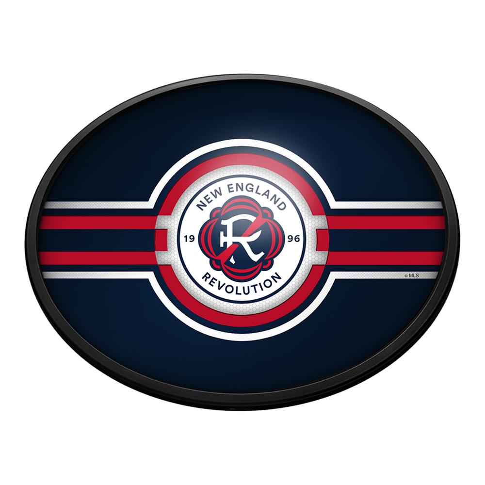 New England Revolution: Oval Slimline Lighted Wall Sign