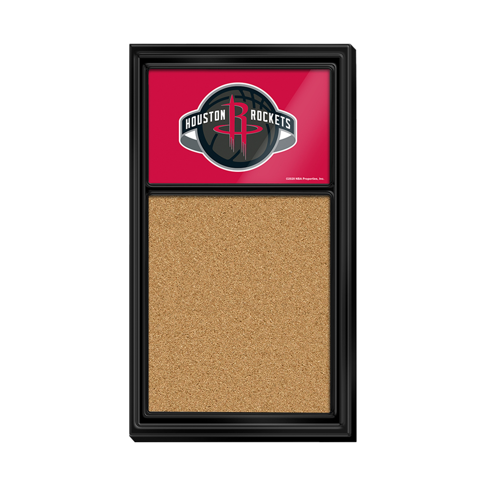 Houston Rockets: Cork Note Board