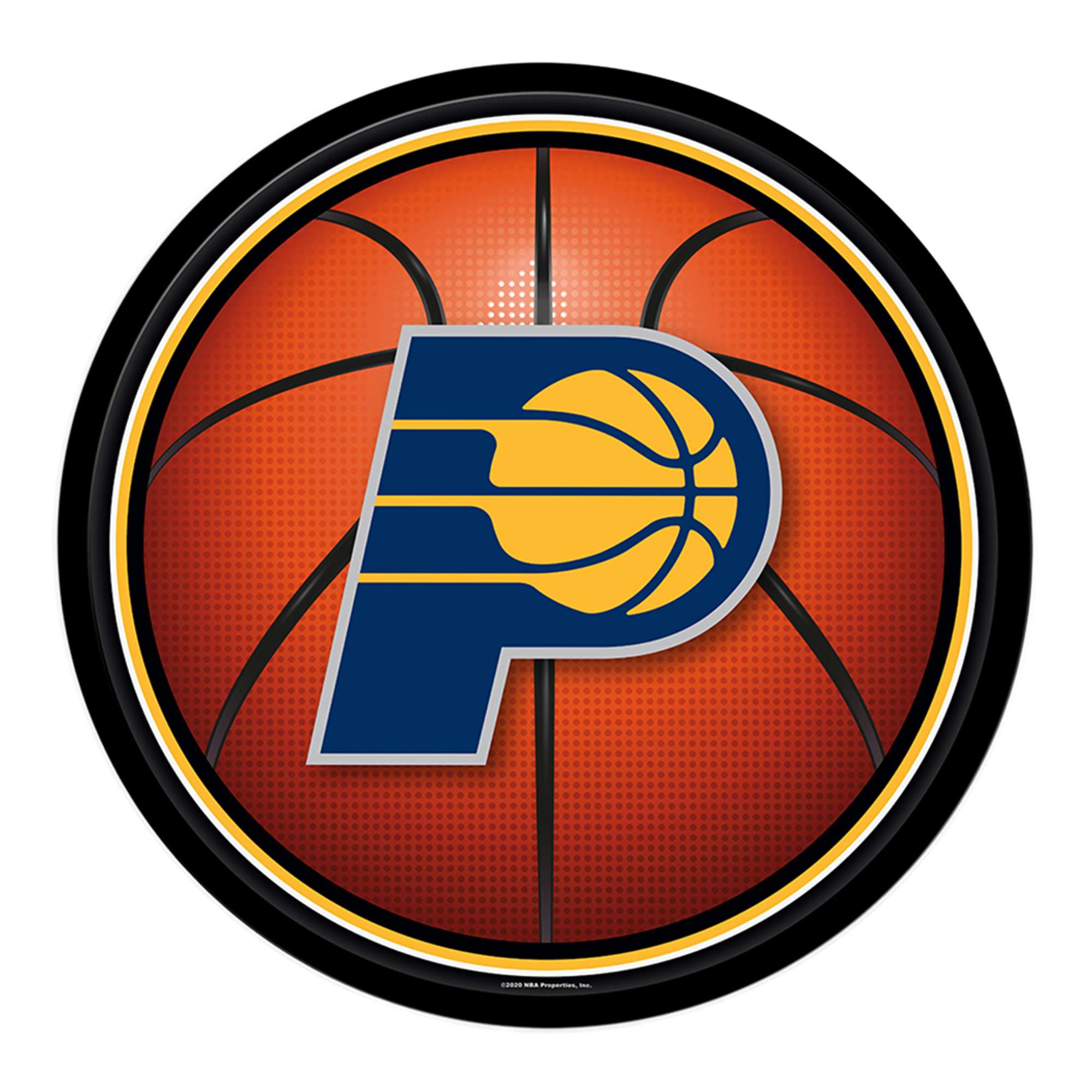 Indiana Pacers: Basketball - Modern Disc Wall Sign