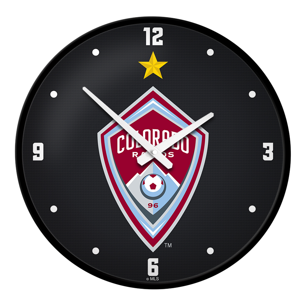 Colorado Rapids: Modern Disc Wall Clock